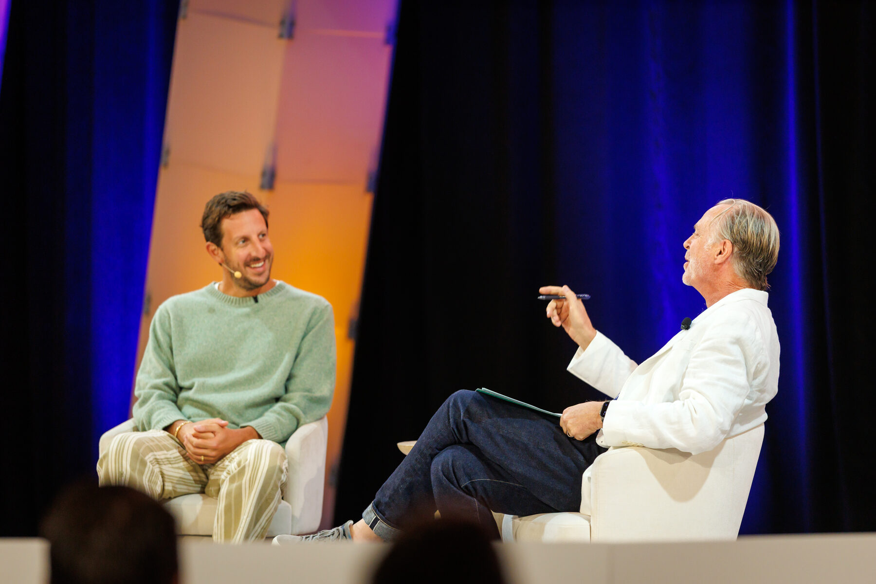 Zack Kass in conversation on the Tuesday keynote.