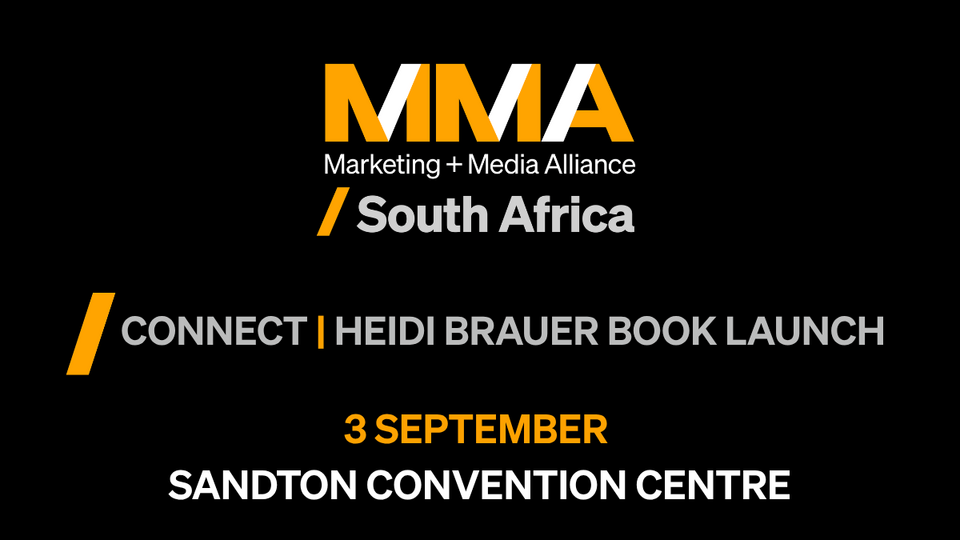 MMA CONNECT – HEIDI BRAUER BOOK LAUNCH SEPTEMBER 3, 2026 Sandton Convention Centre