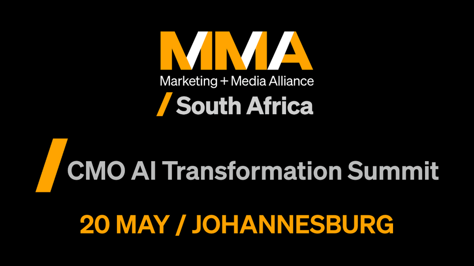 MMA CMO AI Transformation Summit Africa | 20 MAY 2026 | JOHANNESBURG