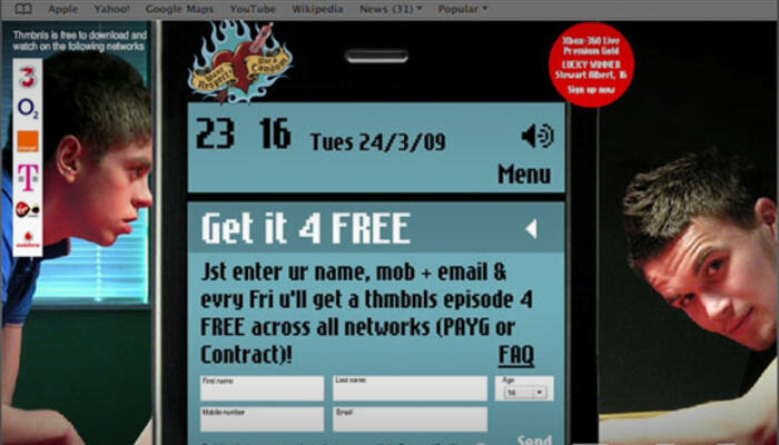 www.thmbnls.co.uk - Thmbnls website, sign-up Thmbnls webite - www.thmnls.co.uk