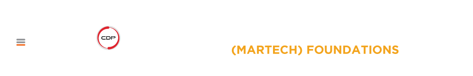 MMA x CDP Certification: Martech