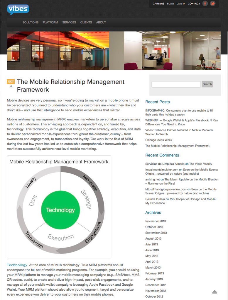 The Mobile Relationship Management Framework
