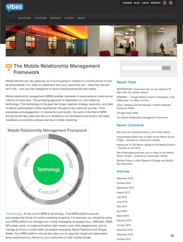 The Mobile Relationship Management Framework